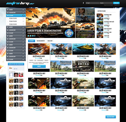 Tvorba webu Extrahry