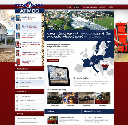 Tvorba webu Atmos