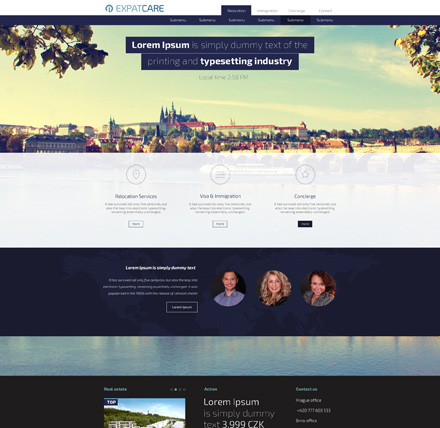Tvorba webu Expatcare