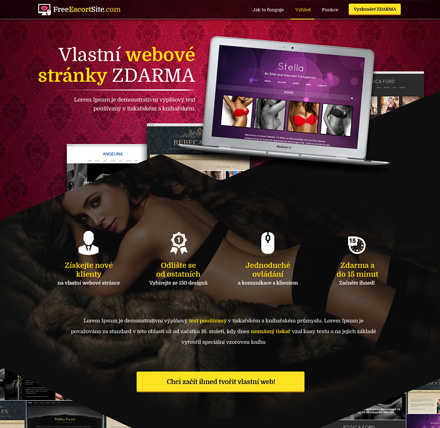 Tvorba webu FreeEscortStar