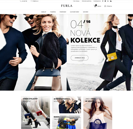 Tvorba eshopu Furla