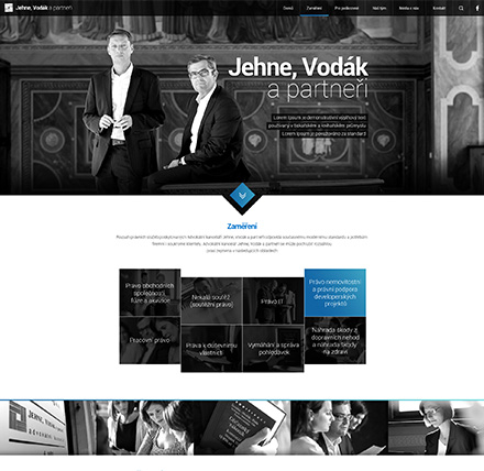 Tvorba webu Jehne & Vodák