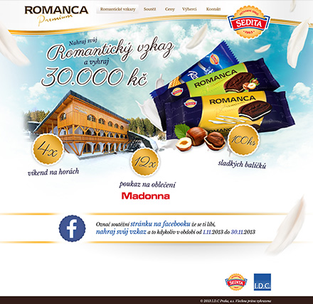 Tvorba microsite Sedita